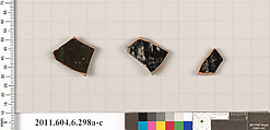 Terracotta fragments of open shapes, Terracotta, Greek, Attic