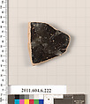 Terracotta fragment of an open shape, Terracotta, Greek, Attic