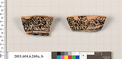 Terracotta fragments of an amphora (jar)?, Terracotta, Greek, Attic