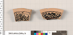 Terracotta fragments of an amphora (jar)?, Terracotta, Greek, Attic
