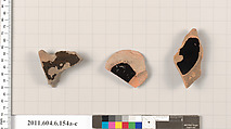 Terracotta fragments of open shapes, Terracotta, Greek, Attic