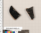 Terracotta fragments of kylikes (drinking cups), Terracotta, Greek, Attic