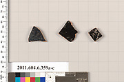 Terracotta fragments of closed shapes, Terracotta, Greek, Attic