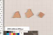 Terracotta fragments of closed shapes, Terracotta, Greek, Attic