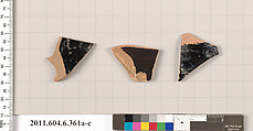 Terracotta fragments of closed shapes, Terracotta, Greek, Attic