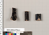 Terracotta fragments of undetermined shapes, Terracotta, Greek, Attic