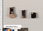 Terracotta fragments of undetermined shapes, Terracotta, Greek, Attic