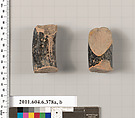 Terracotta fragments of undetermined shapes, Terracotta, Greek, Attic