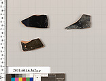 Terracotta fragments of closed shapes, Terracotta, Greek, Attic