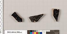 Terracotta fragments of closed shapes, Terracotta, Greek, Attic