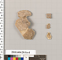 Fragments of a terracotta lamp, Terracotta, Roman