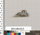 Glass mosaic bowl fragment, Glass, Greek