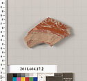 Terracotta fragment of a bowl?, Terracotta, Roman