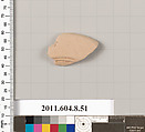 Terracotta fragment of a plate?, Terracotta, Greek, Corinthian?