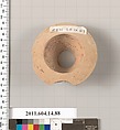 Terracotta fragment of a vase?, Terracotta, Unknown fabric
