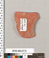 Terracotta fragments of a plate?, Terracotta, Roman