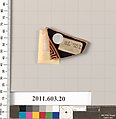 Fragment of a terracotta kylix, Terracotta, Greek, Attic