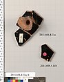 Terracotta fragments of a kylix (drinking cup), Terracotta, Greek, Attic