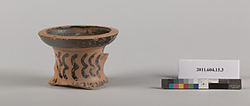Terracotta fragment of a neck-amphora(jar), Terracotta, Greek, Boeotian