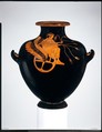 Terracotta hydria (water jar), Troilos Painter, Terracotta, Greek, Attic