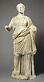 Marble statue of a woman, Marble, Pentelic, Greek, Attic