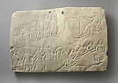 Limestone votive relief with worship and banquet scenes, Limestone, Cypriot