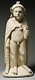 Limestone statuette of Pan or Opaon Melanthios, Limestone, Cypriot