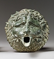 Bronze water spouts in the form of lion masks, Bronze, Greek or Roman