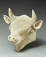 Terracotta head of a bull, Terracotta, Cypriot
