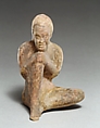 Terracotta statuette of a Black African youth, Terracotta, Greek, Rhodian