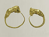 Gold earring, Gold, Cypriot