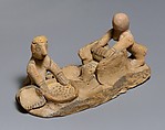 Terracotta group: making flour, Terracotta, Cypriot