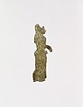 Bronze plaque of a woman, Bronze, Etruscan