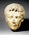 Marble portrait of the emperor Augustus, Marble, Roman