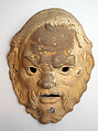 Terracotta mask, Terracotta, Greek or Roman
