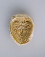 Mold of head of Medusa, Terracotta