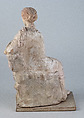 Statuette of a girl, Terracotta, Greek