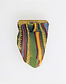 Glass striped mosaic bowl fragment, Glass, Roman, probably Italian