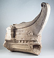 Rostrum with eye on each side, Terracotta
