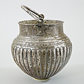 Silver situla (pail) with swinging handles, Silver, East Greek