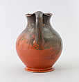 Terracotta oinochoe: chous (jug), Attributed to the Amasis Painter, Terracotta, Greek, Attic