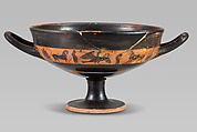 Kylix, band-cup, Terracotta, Greek, Attic