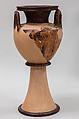 Lebes gamikos, Attributed to the Washing Painter, Terracotta, Greek, Attic