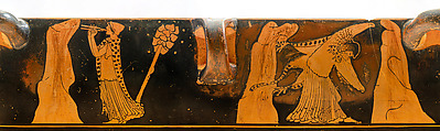 Terracotta skyphos (deep drinking cup), Attributed to the Brygos Painter, Terracotta, Greek, Attic