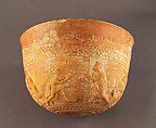 Terracotta Megarian bowl, Terracotta, Greek, Boeotian