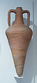 Terracotta transport amphora, Terracotta, Roman