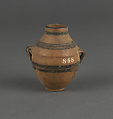 Jar, Canaanite, Terracotta, Cypriot