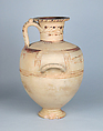Terracotta Hadra hydria (water jar), Terracotta, Greek, Egypt, Alexandria-Hadra