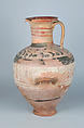 Terracotta Hadra hydria (water jar), Terracotta, Greek, Egypt, Alexandria-Hadra