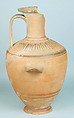 Terracotta Hadra hydria (water jar), Terracotta, Greek, Egypt, Alexandria-Hadra